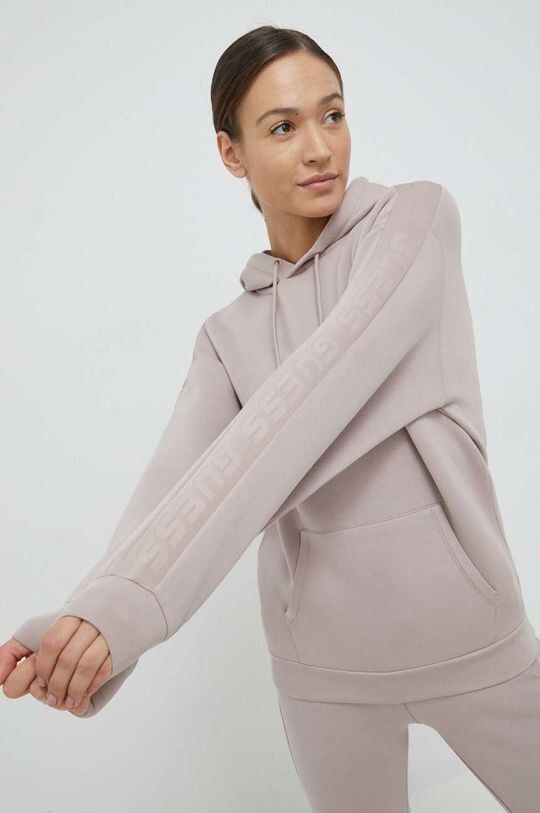

Толстовка с капюшоном Guess, фиолетовый