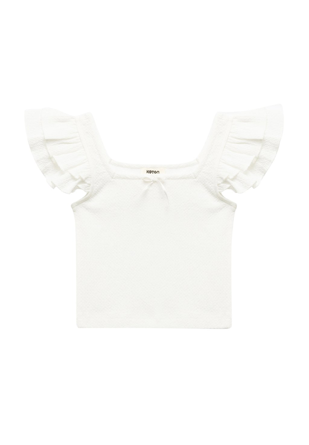 

Блуза RUFFLED Koton, слоновая кость