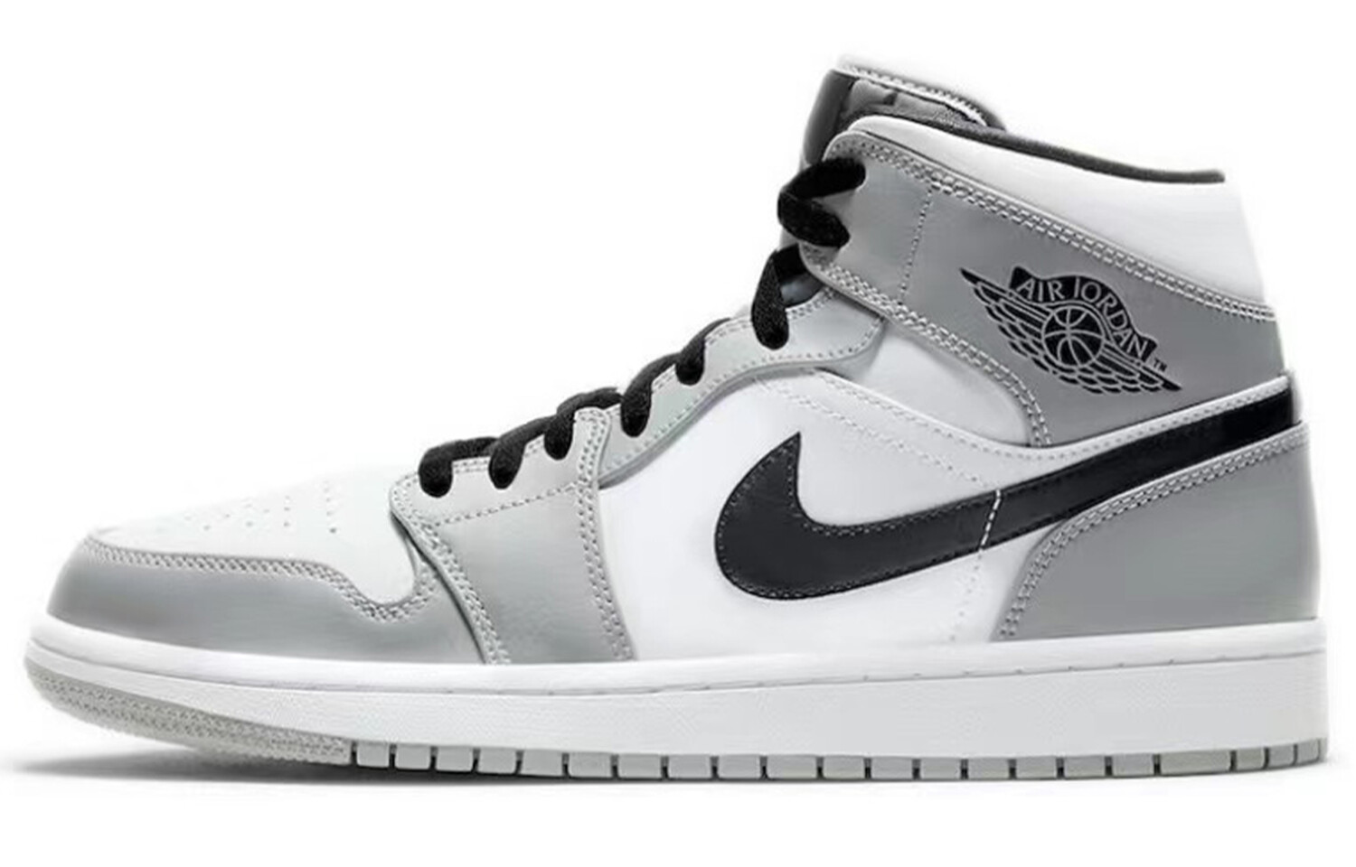 

Кроссовки Air JORDAN 1 Vintage Basketball Shoes Men High-Top Silver, Серый, Кроссовки Air JORDAN 1 Vintage Basketball Shoes Men High-Top Silver