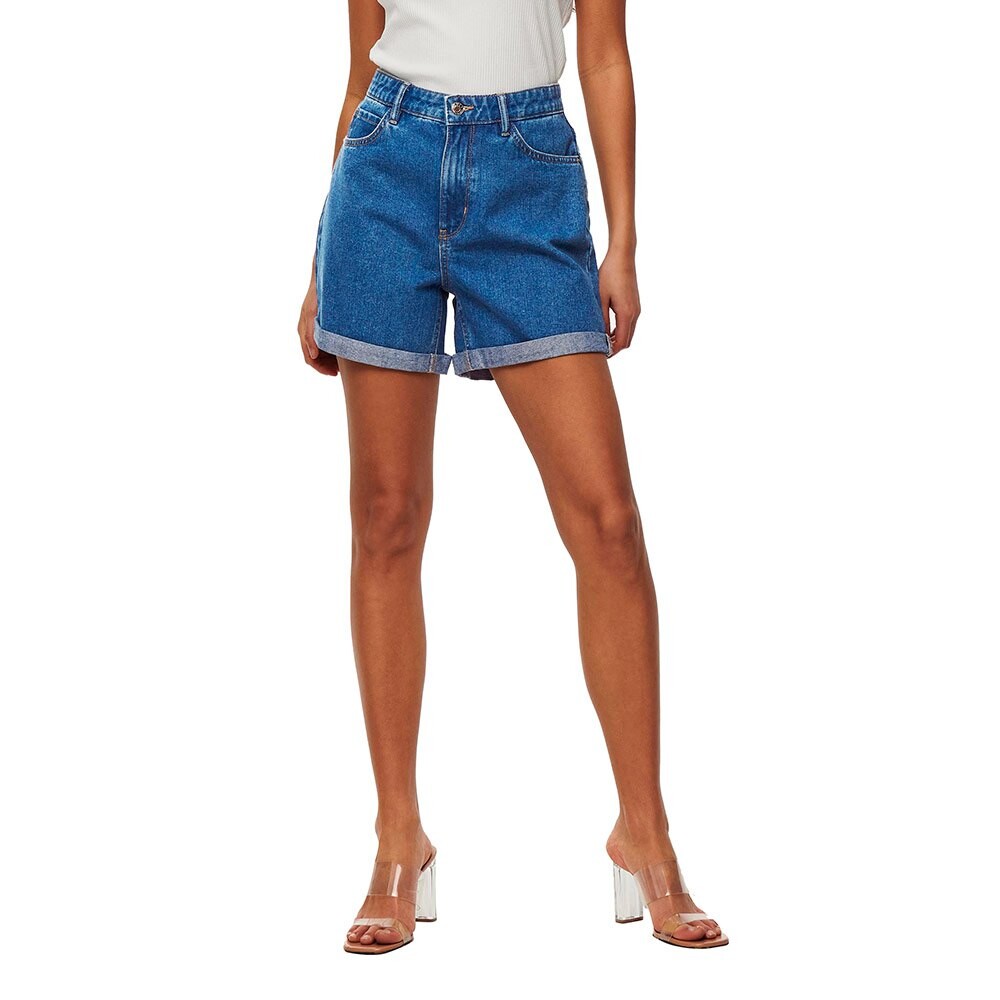 

Джинсовые шорты Only Vega Life High Waist Mom, синий