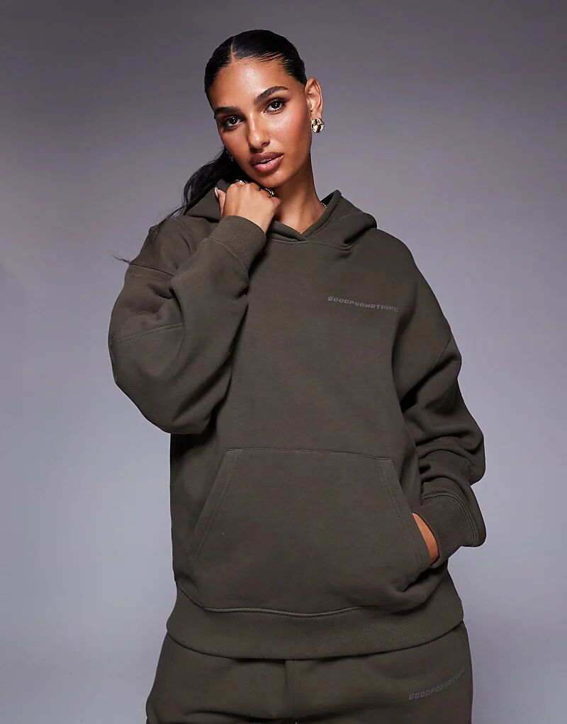 

Тональная толстовка Good For Nothing коричневого цвета