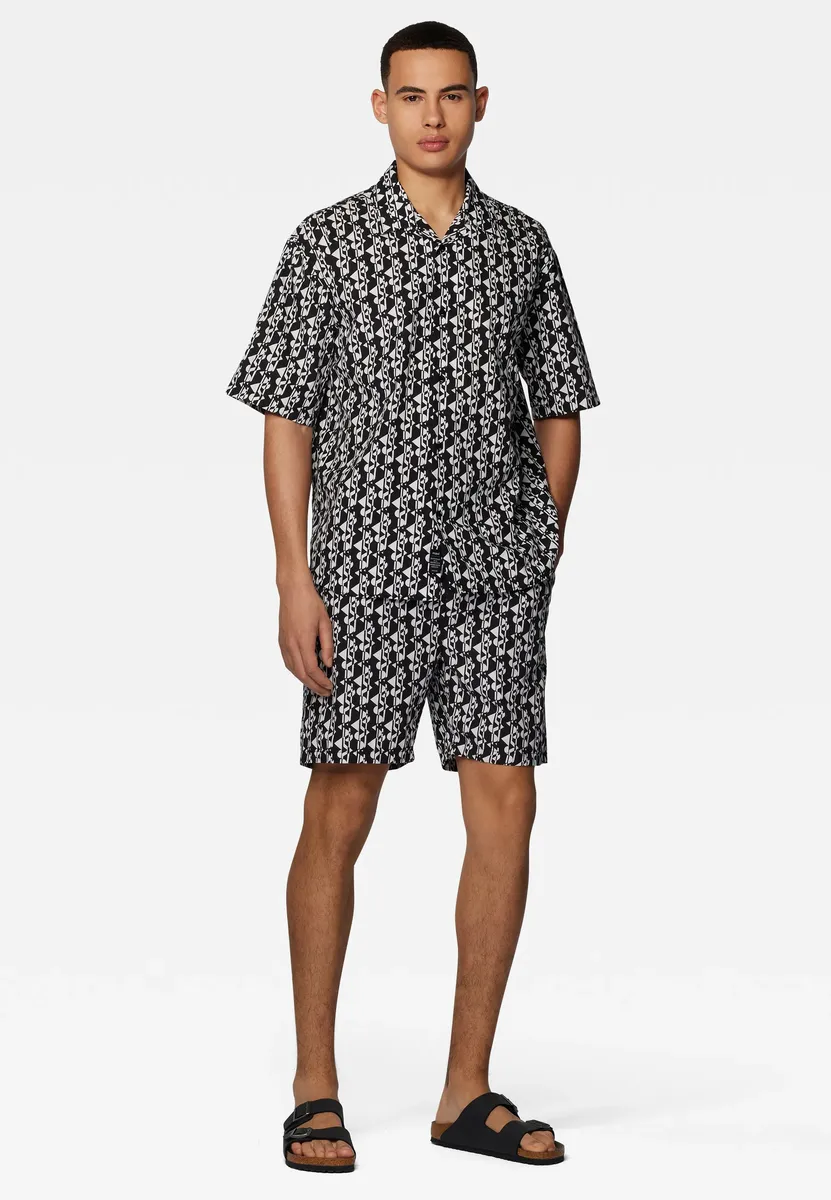 

Рубашка Mavi с длинными рукавами "PRINTED SHIRT", рубашка с короткими рукавами, черный