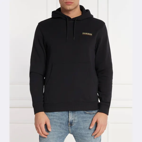 

Белый свитшот стандартного кроя Napapijri, черный