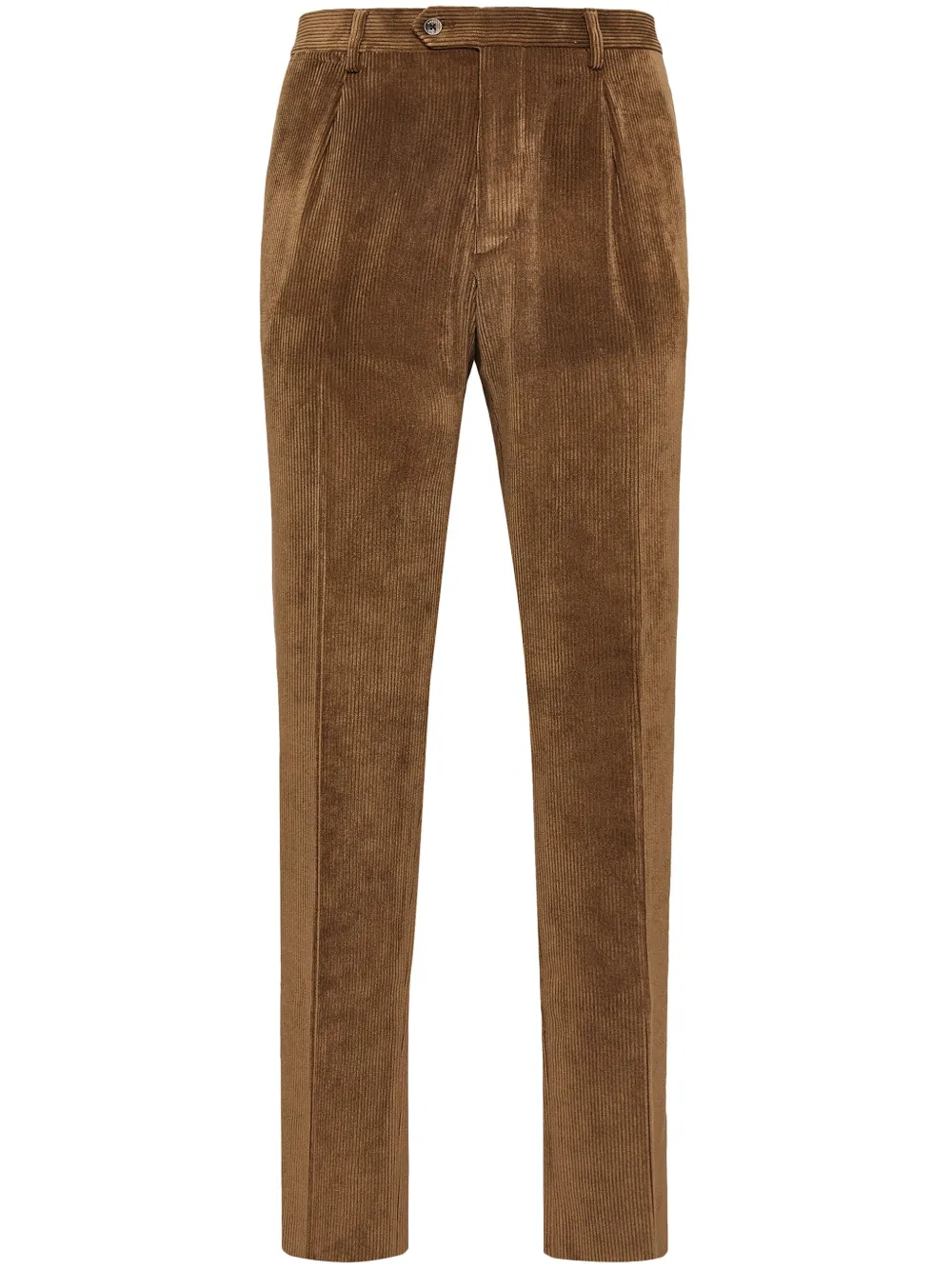 

Вельветовые брюки прямого кроя Boggi Milano, коричневый
