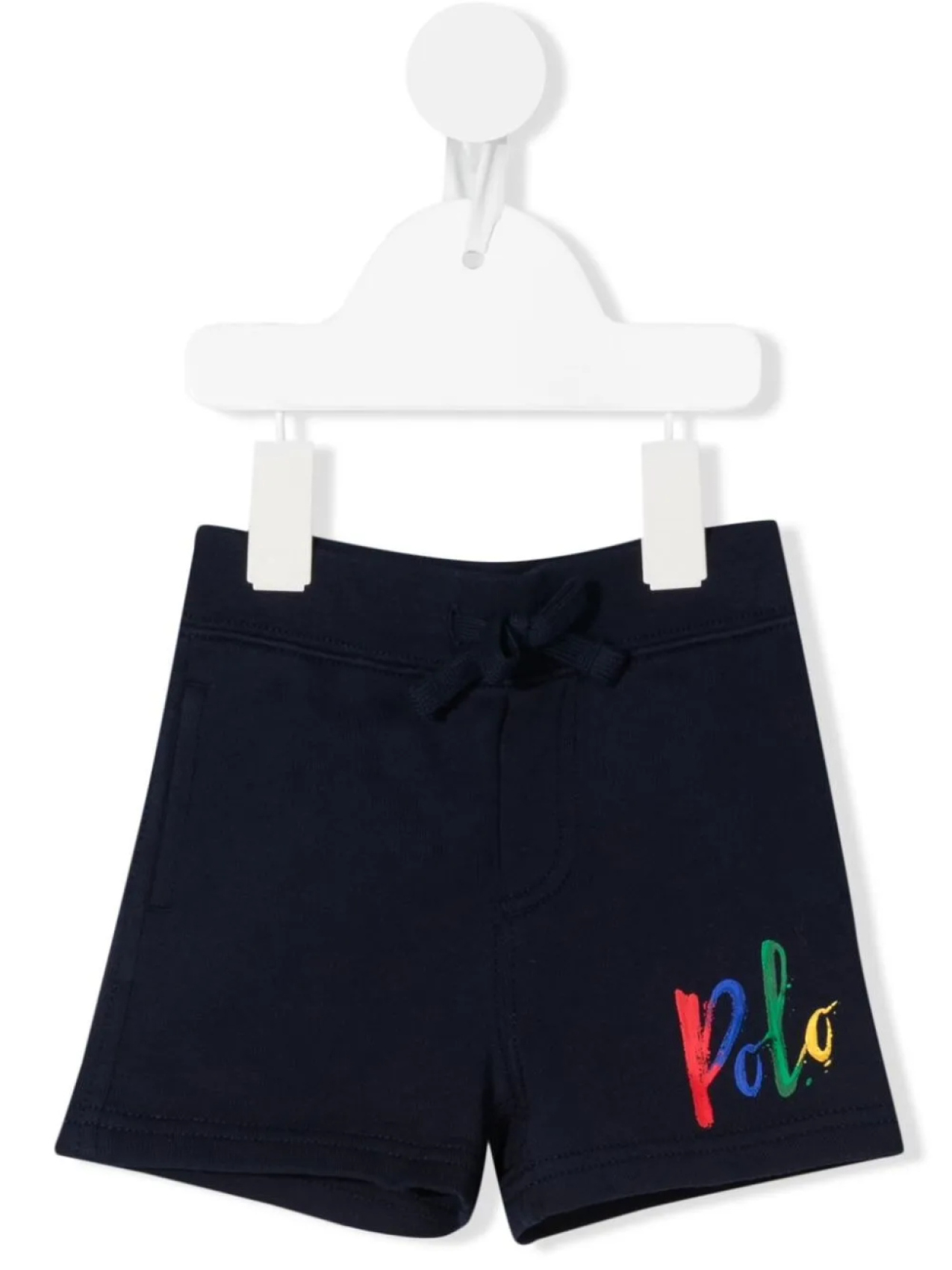 

POLO RALPH LAUREN KIDS шорты с кулиской и логотипом, синий