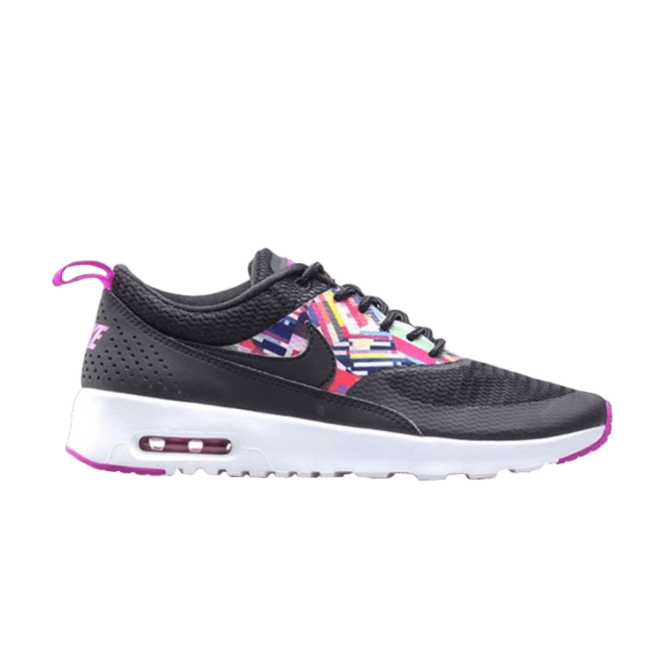 

Кроссовки Nike Air Max Thea Print GS 'Black Hyper Violet', черный