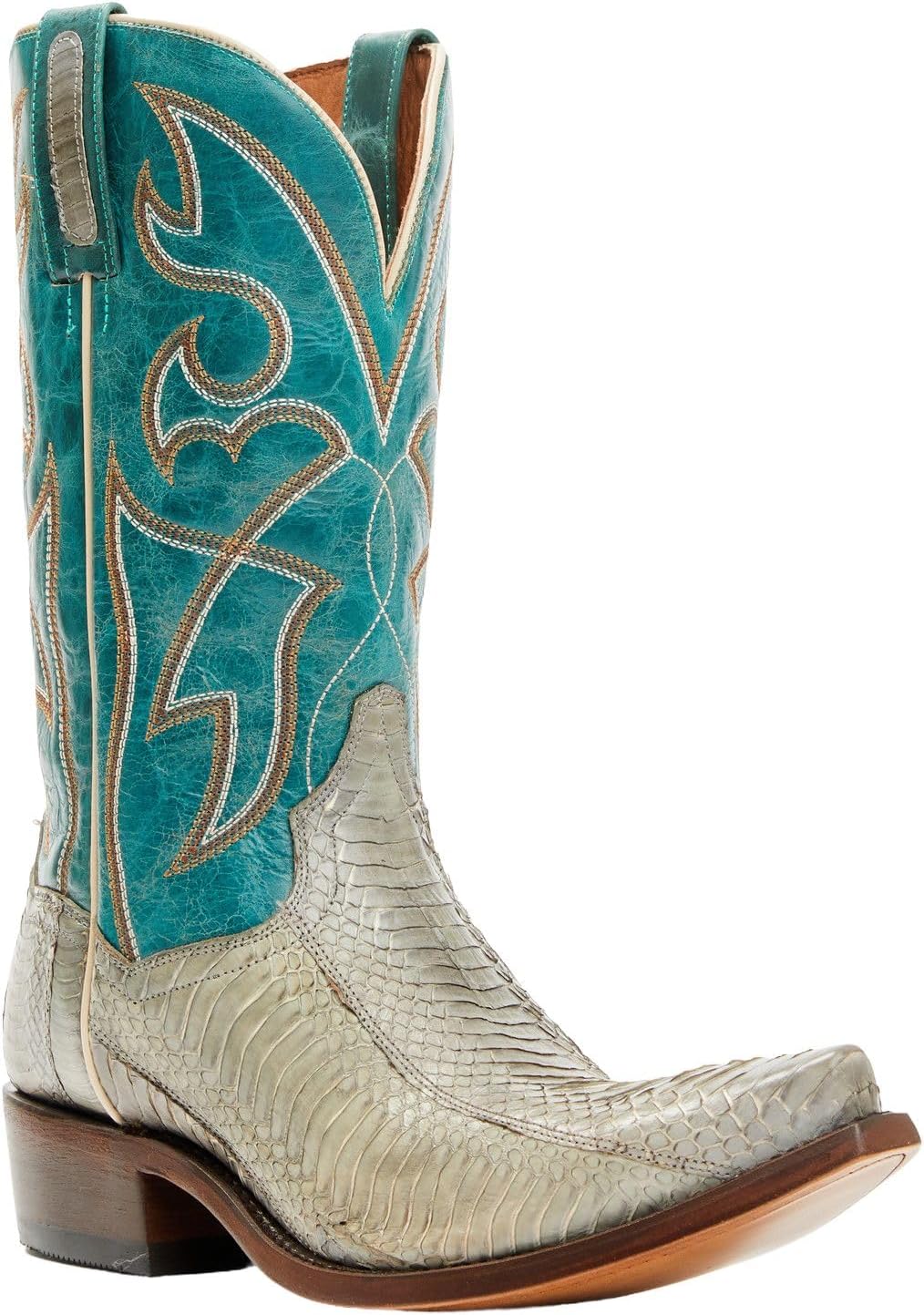 

Мужские вестерн-сапоги Dan Post с экзотической змеиной кожей, с заостренным носком - Dps1117, серый