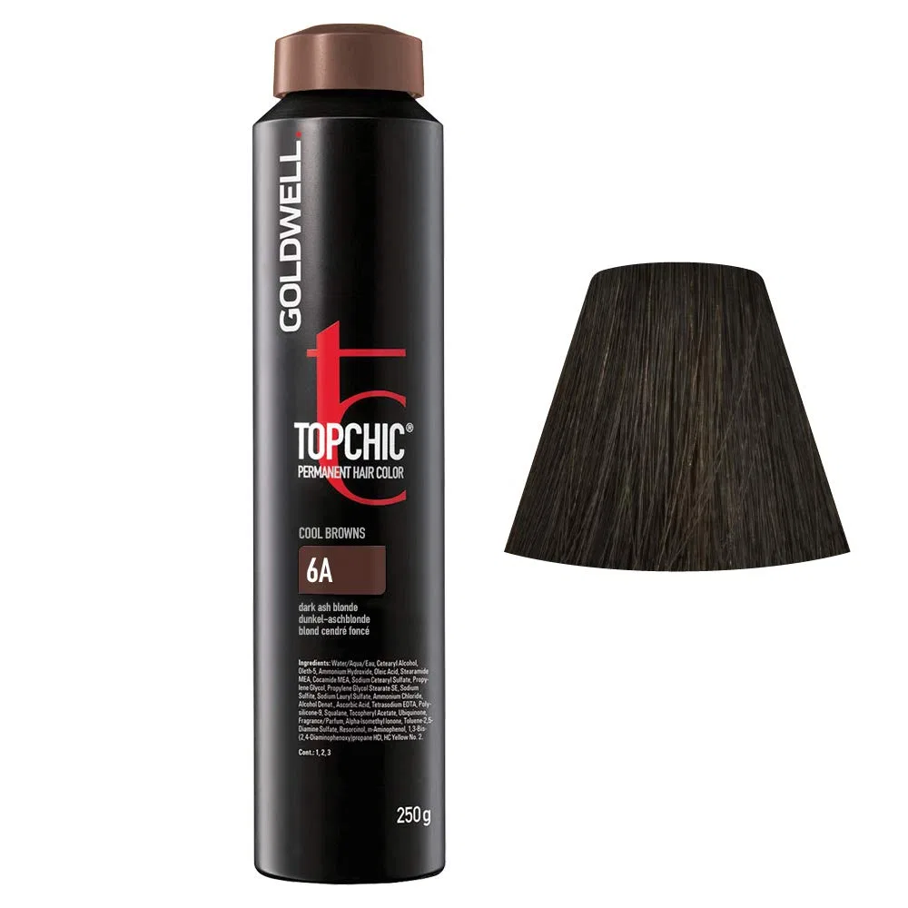 Краска для волос Topchic Can 6A Dark Ash Blonde от Goldwell Goldwell