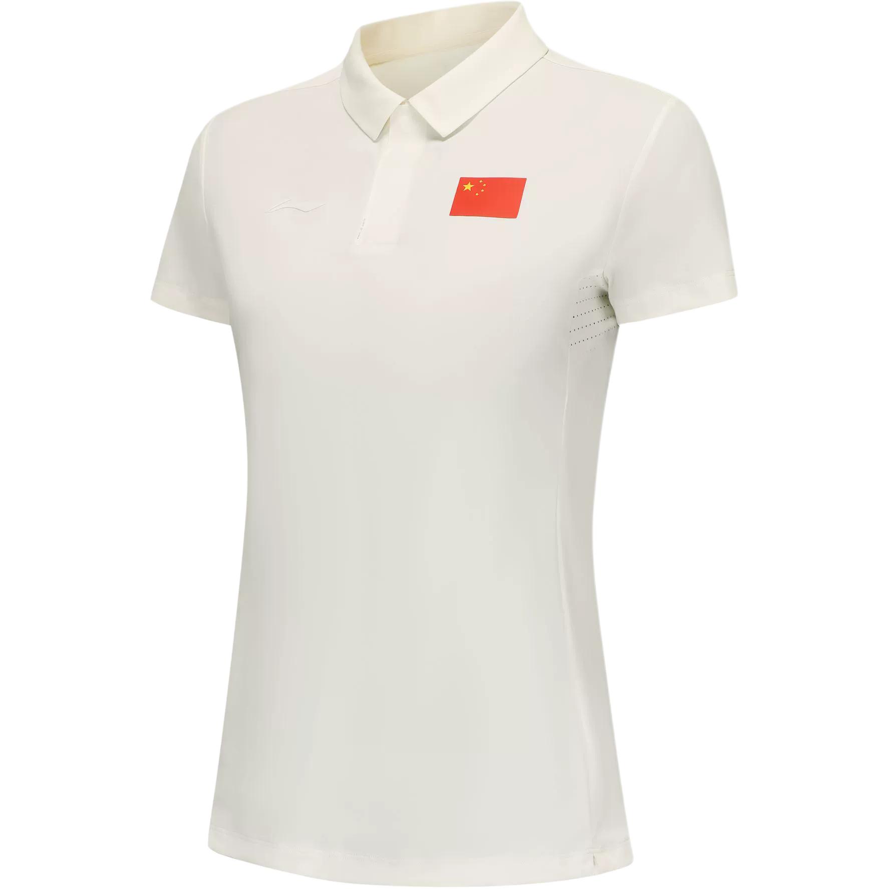 

LINING Футболка-поло Glory Series женская champagne white