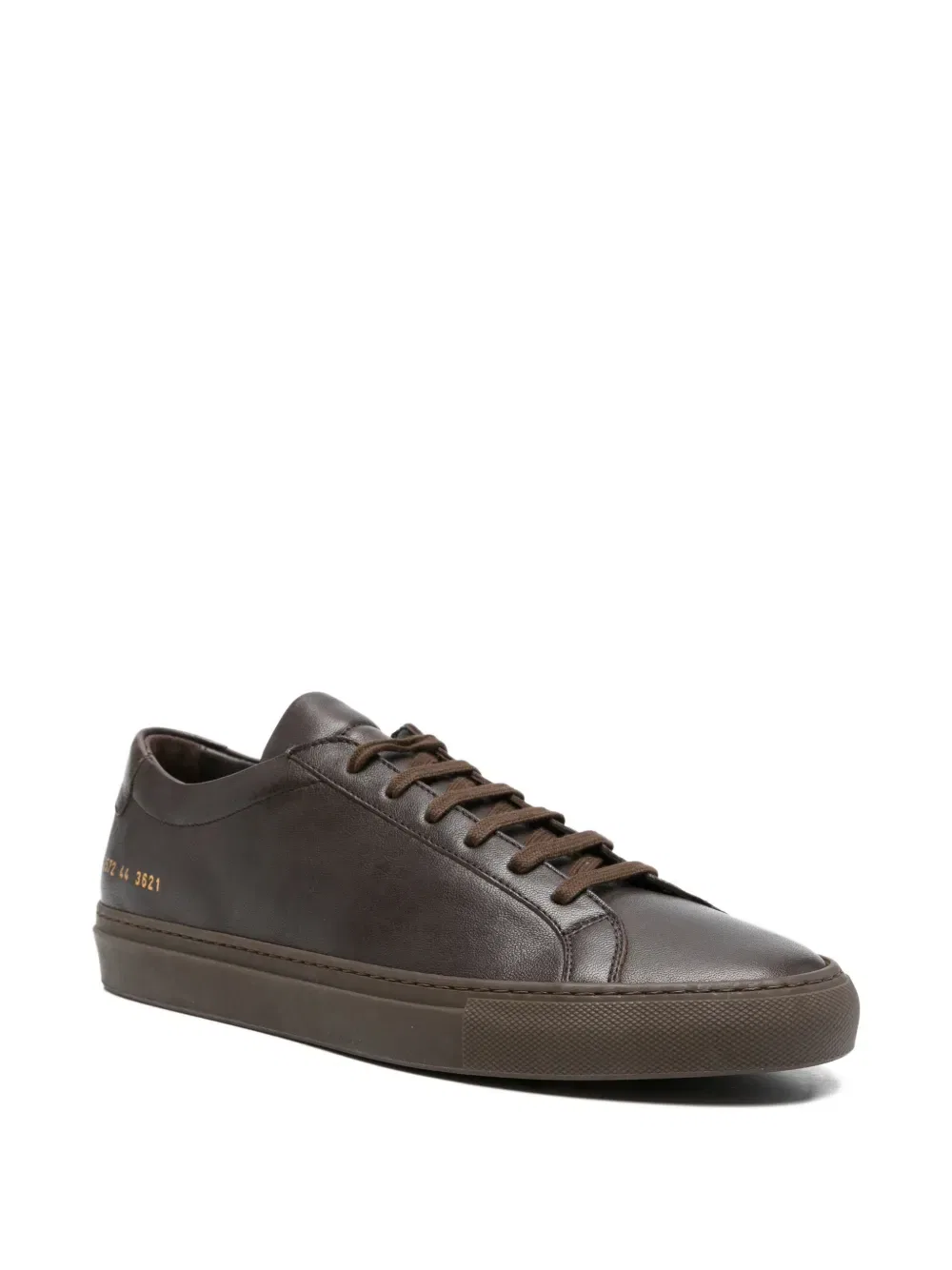 Премиальные кроссовки Achilles на шнуровке Common Projects, коричневый — фото 2