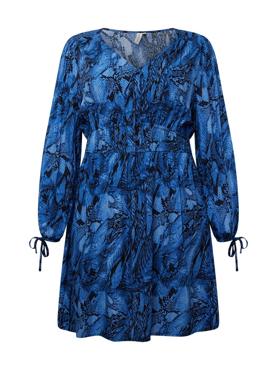 

Мини платье ONLY Carmakoma Dress SNICKA, синий/светло-синий