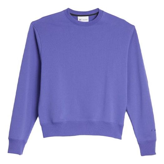 

Толстовка adidas originals x Pharrell Williams Crossover Solid Color Round Neck Pullover Blue, синий