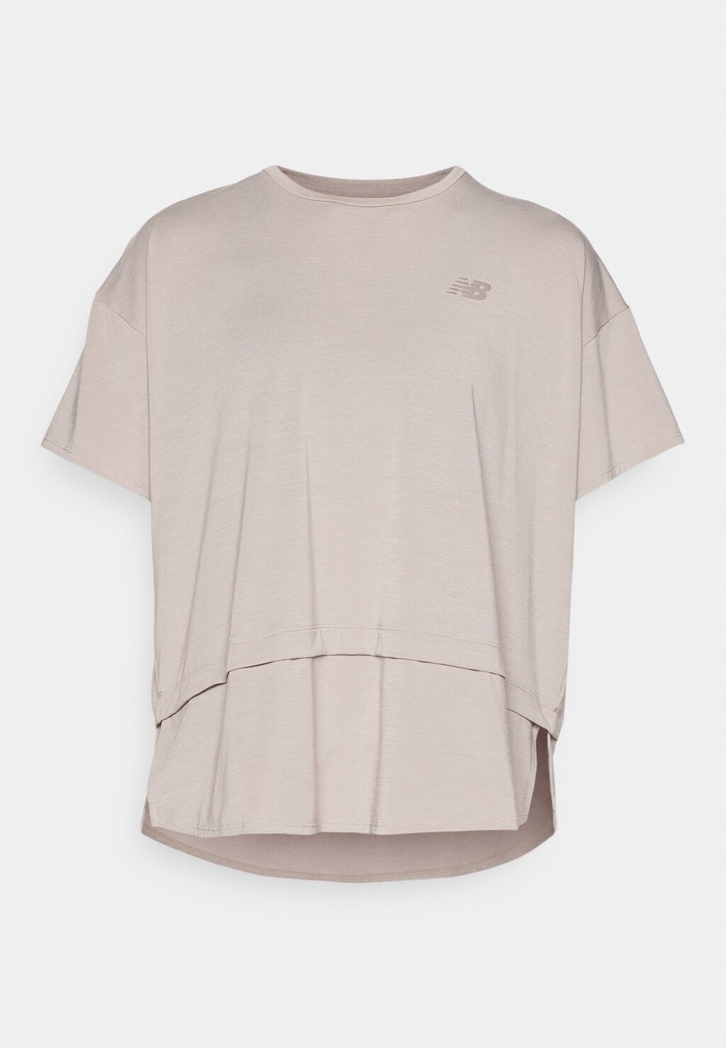 

Принт на футболке DRAPEY OVERSIZED New Balance, серый