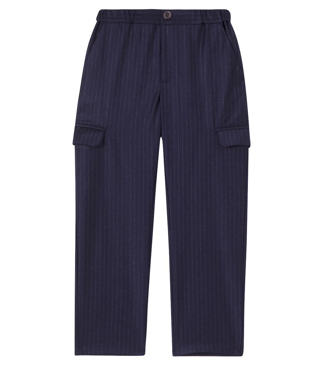 

Шерстяные брюки в тонкую полоску Grant Bonpoint, Bleu Nuit