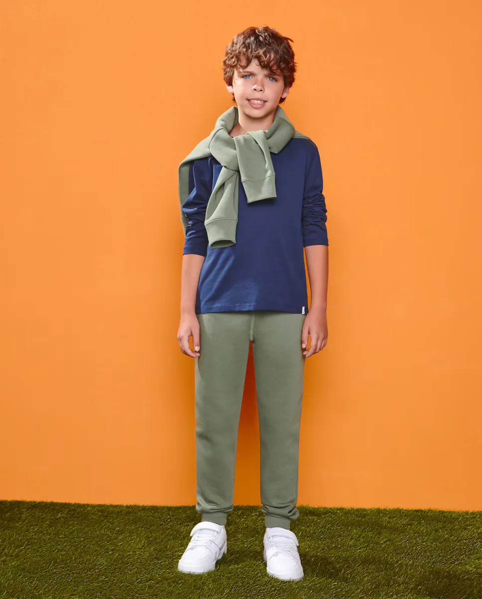 

Плюшевые брюки Kids El Corte Inglés, темно-зеленый