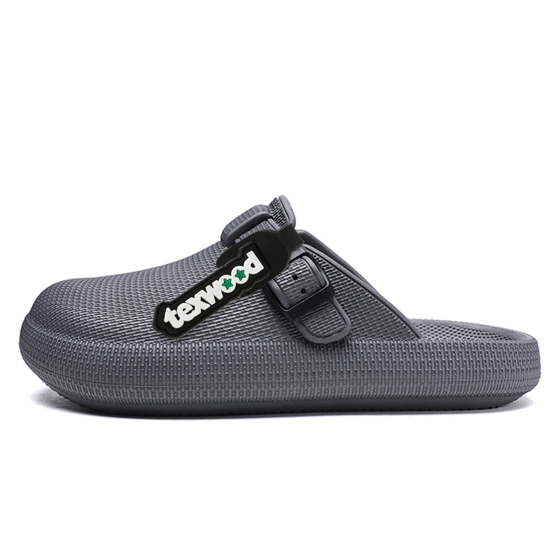 

TEXWOOD Закрытые тапочки унисекс серые, цвет Gray