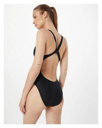 Слитный купальник женский Nike Swim Fastback черный &1= Слитный купальник B — фото 3