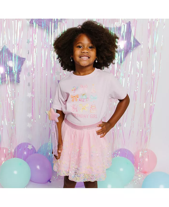 Юбка-пачка Pastel Confetti для девочек Little and Big Girls Sweet Wink, розовый — фото 2