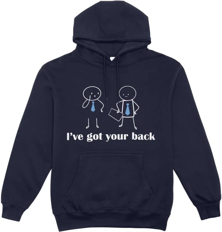 Толстовка "I've Got Your Back" для лучших друзей - забавный худи о дружбе Generic, темно-синий