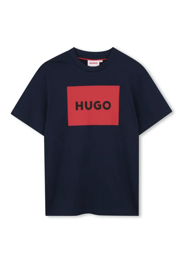 Футболка с принтом Hugo Kids, Navy