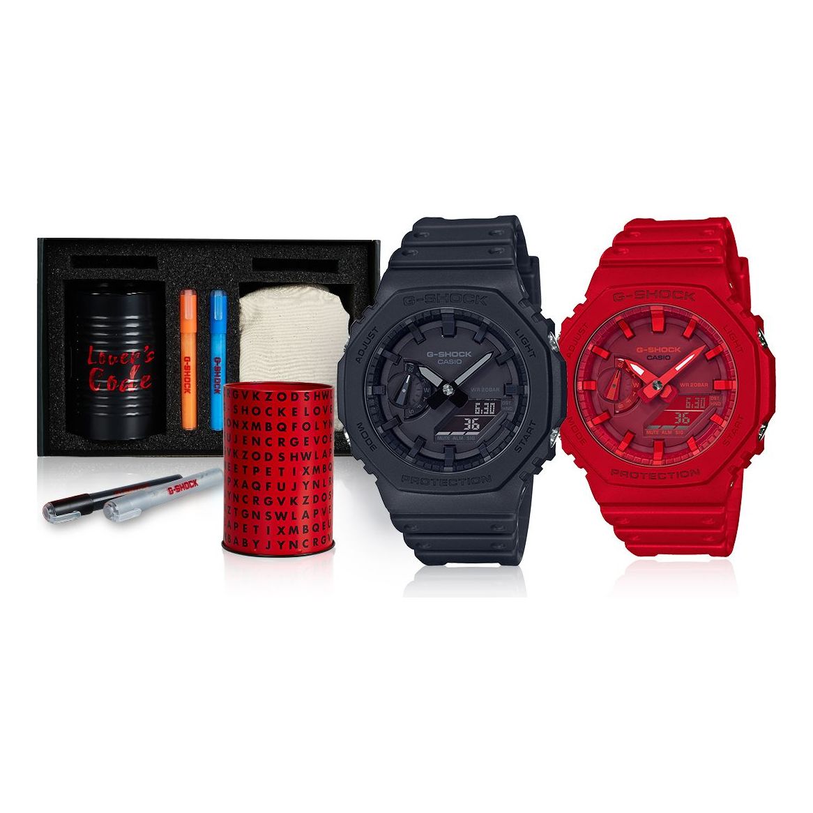 

Набор инструментов для любителей Casio G-Shock Analog 'Black & Red'