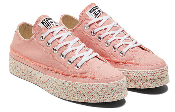 Кроссовки chuck taylor all star low 'color espadrille - pink quartz' Converse, розовый — фото 3