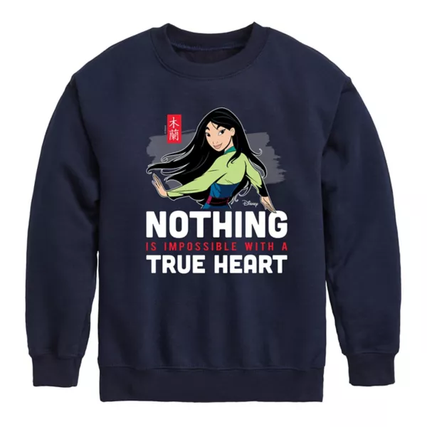 

Настоящее сердце Mulan — флисовая толстовка для мальчиков Disney, синий