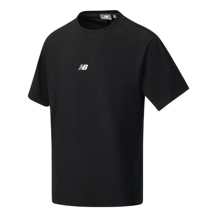 

Футболка New Balance Athletics Logo-Print T-Shirt 'Black', черный