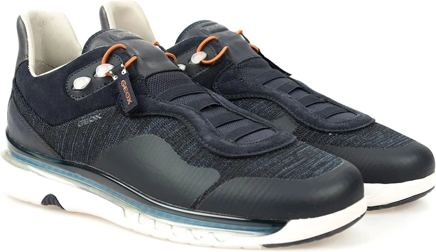 Мужские кроссовки Geox Levita из искусственной кожи, черные