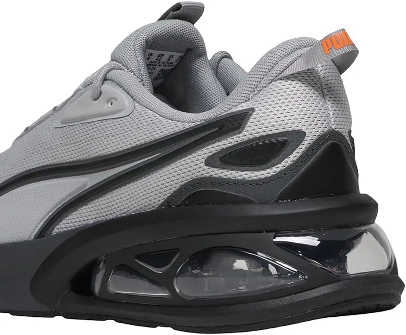 Кроссовки для бега Puma Unisex Adult Solar, Grey Echo Black Heat Fire — фото 4