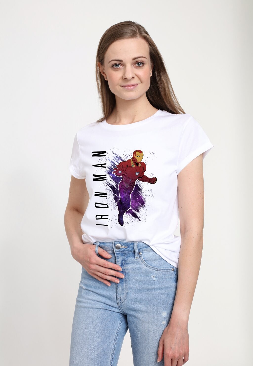 

Футболка с принтом AVENGERS ENDGAME IRON MAN PAINTED Henry Tiger, белый