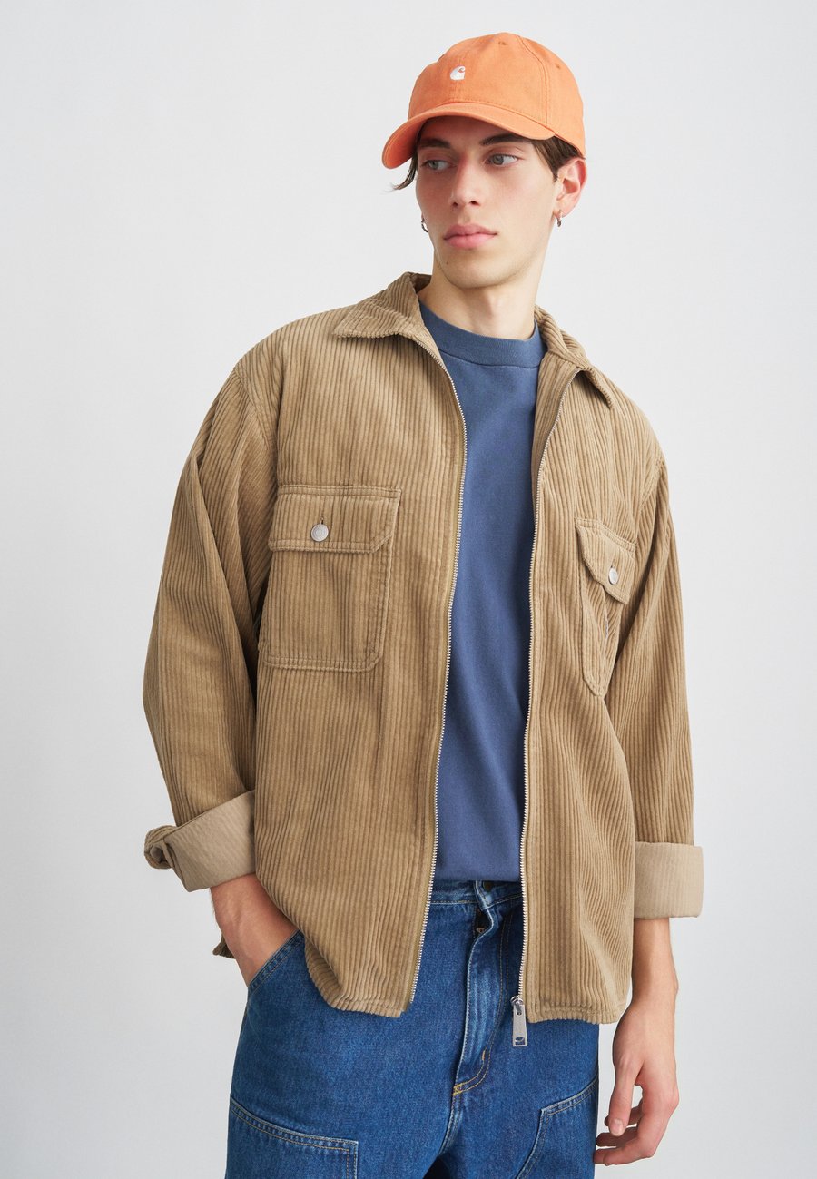 

Куртка Carhartt WIP REYNOLD SHIRT , Leather Rinsed/Khaki