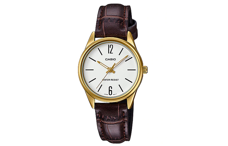 

Женские классические белые часы CASIO