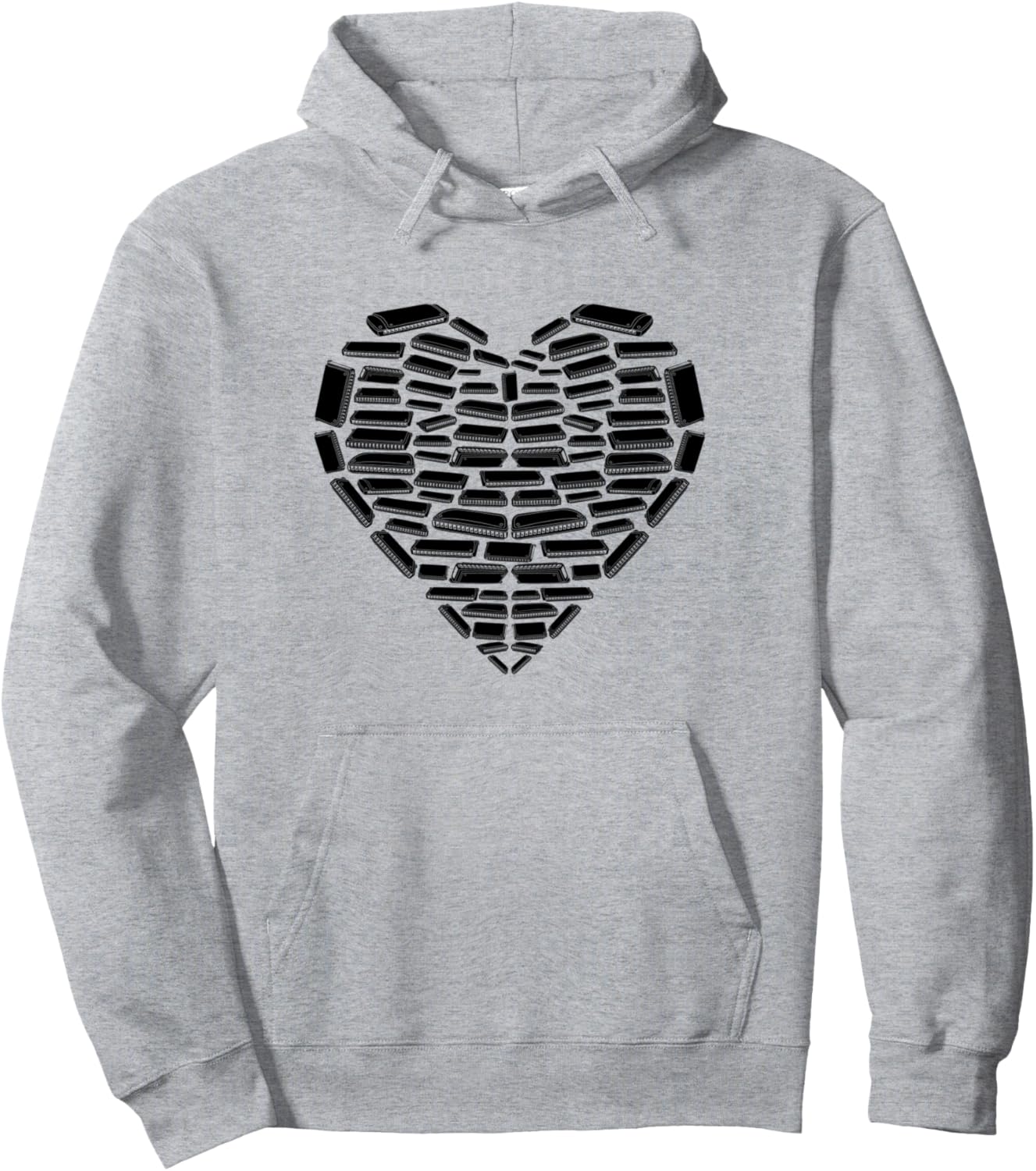 

Много губных гармоник музыкальные инструменты губная гармоника любители музыки толстовка с изображением губной гармоники Harmonica Musical Instrument Harmonica Lover, серый