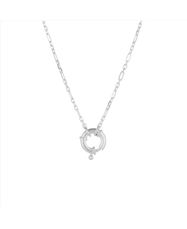 

Ожерелье из стерлингового серебра с большим замком Spero London, silver