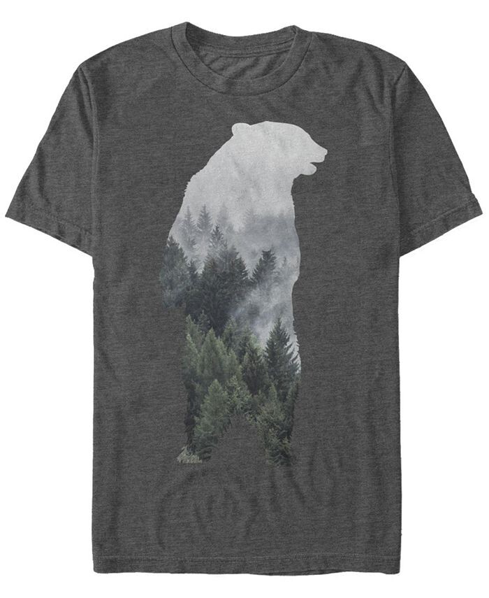 

Мужская футболка с коротким рукавом Bear Mountain с круглым вырезом Fifth Sun, серый