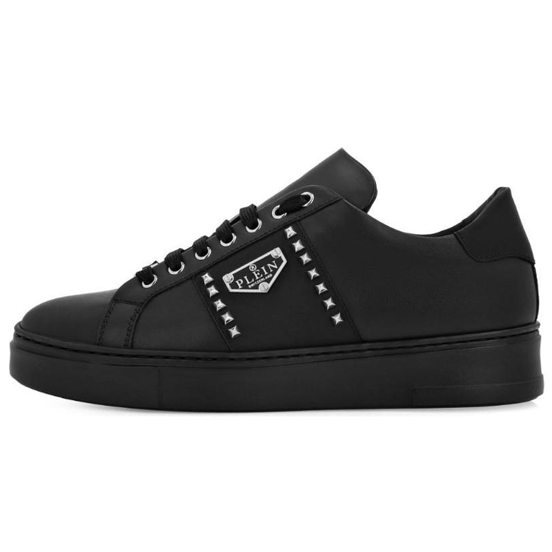 Hexagon Low Top Скейтборд Обувь Женские Черные PHILIPP PLEIN