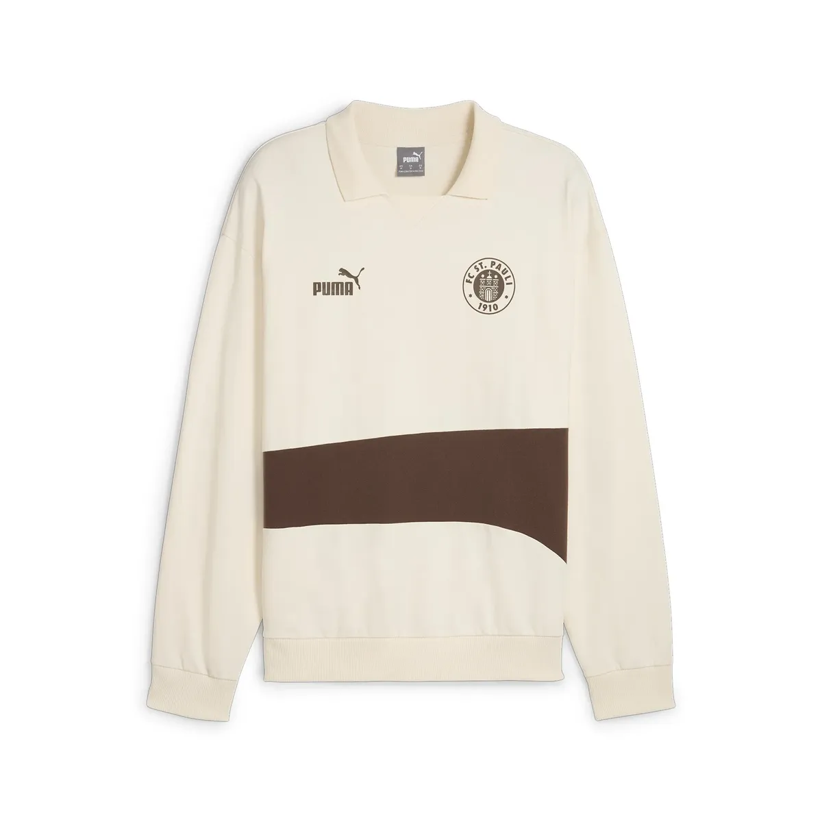 

Толстовка PUMA "FC St. Pauli ftblCULTURE Drill Sweat-Top Men", коричневый