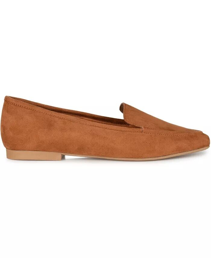 Женские мокасины Tullie Square Toe Journee Collection, коричневый — фото 2