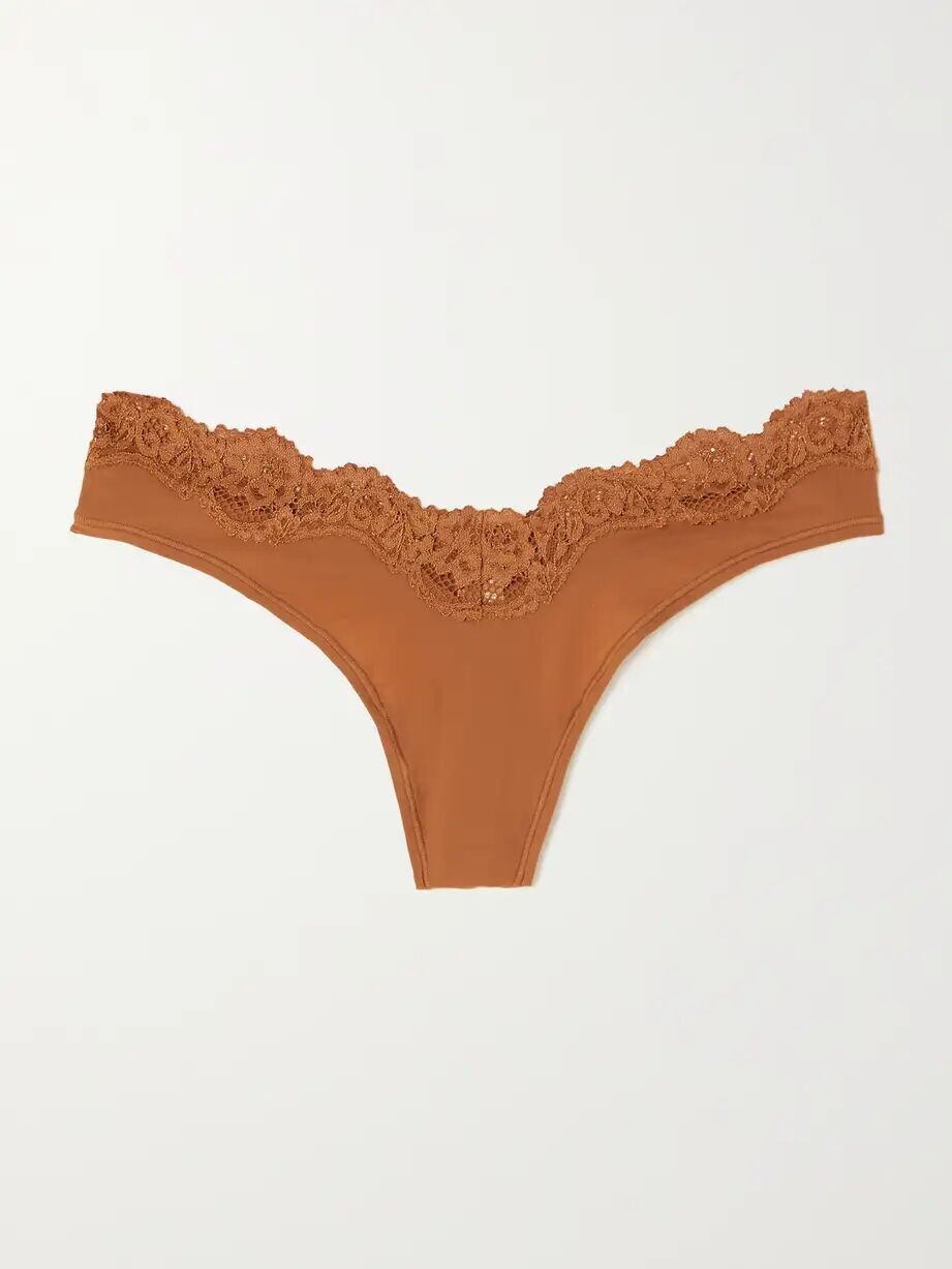 

Стринги Fits Everybody Lace Thong Skims, бронзовый