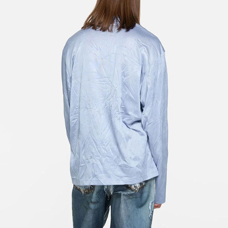 Футболка SS26 Unisex Acne Studios, светло-синий — фото 4