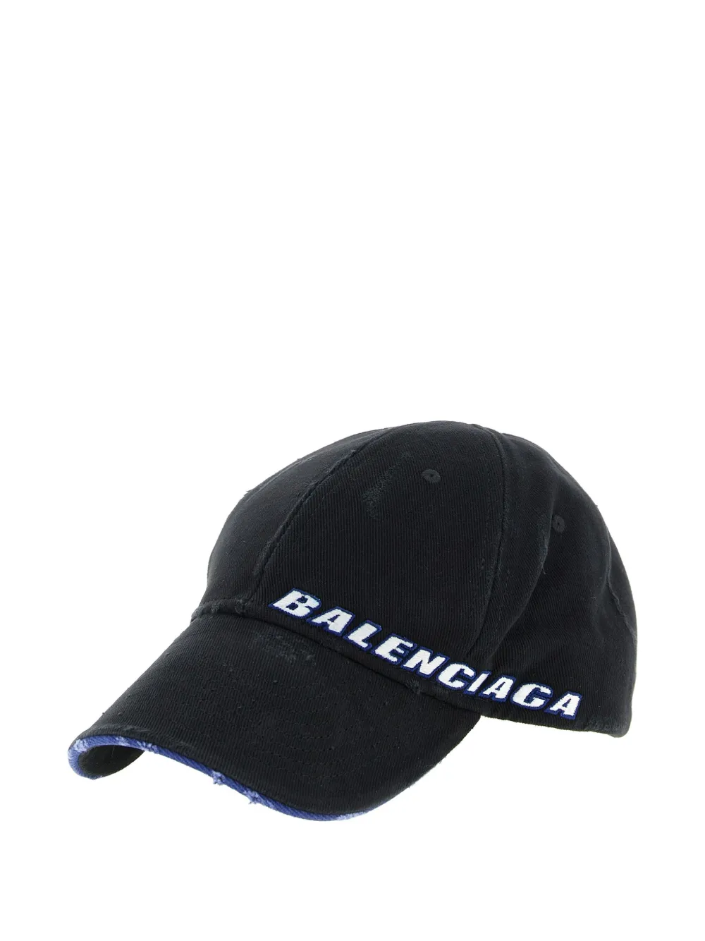 Бейсболка из хлопка с наклоненным логотипом Typo Balenciaga, черный — фото 3