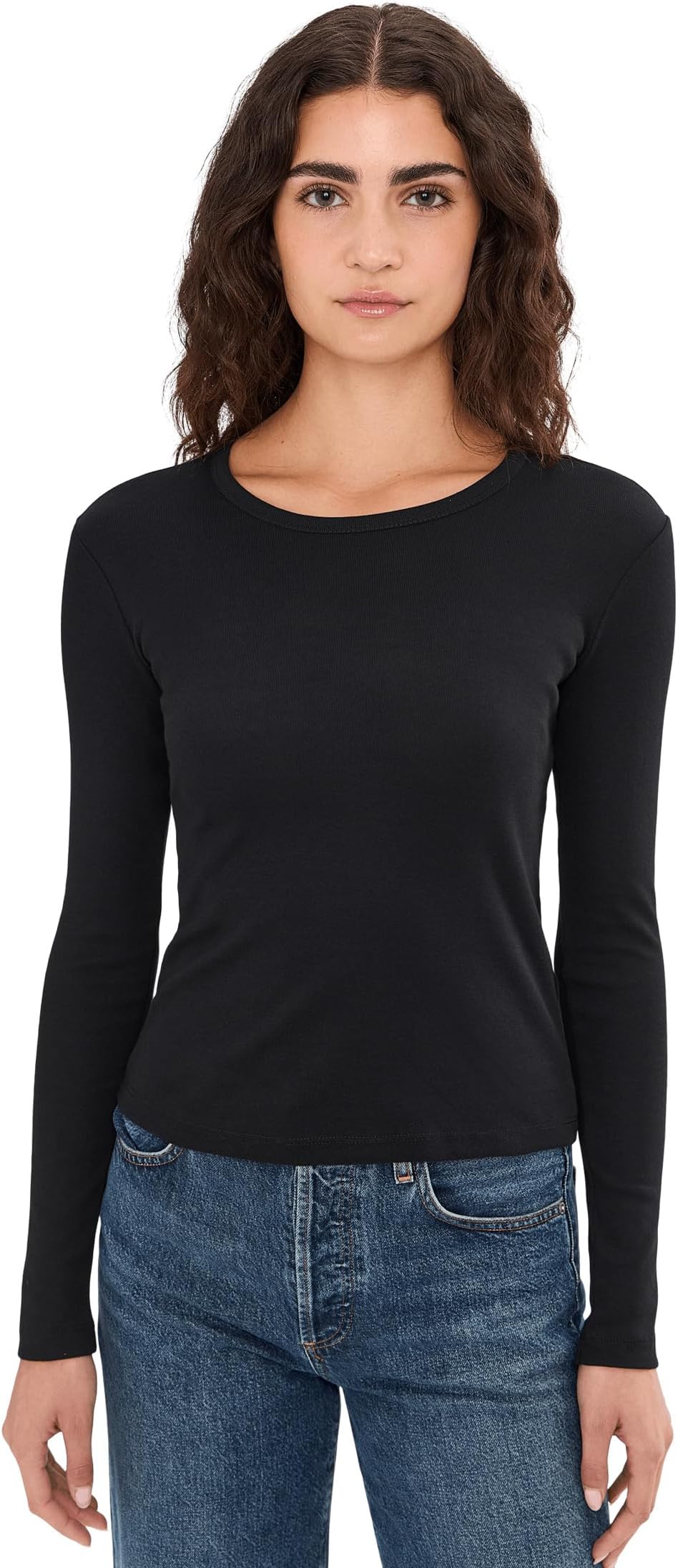 

Женская футболка Stevie с длинным рукавом AllSaints, Black