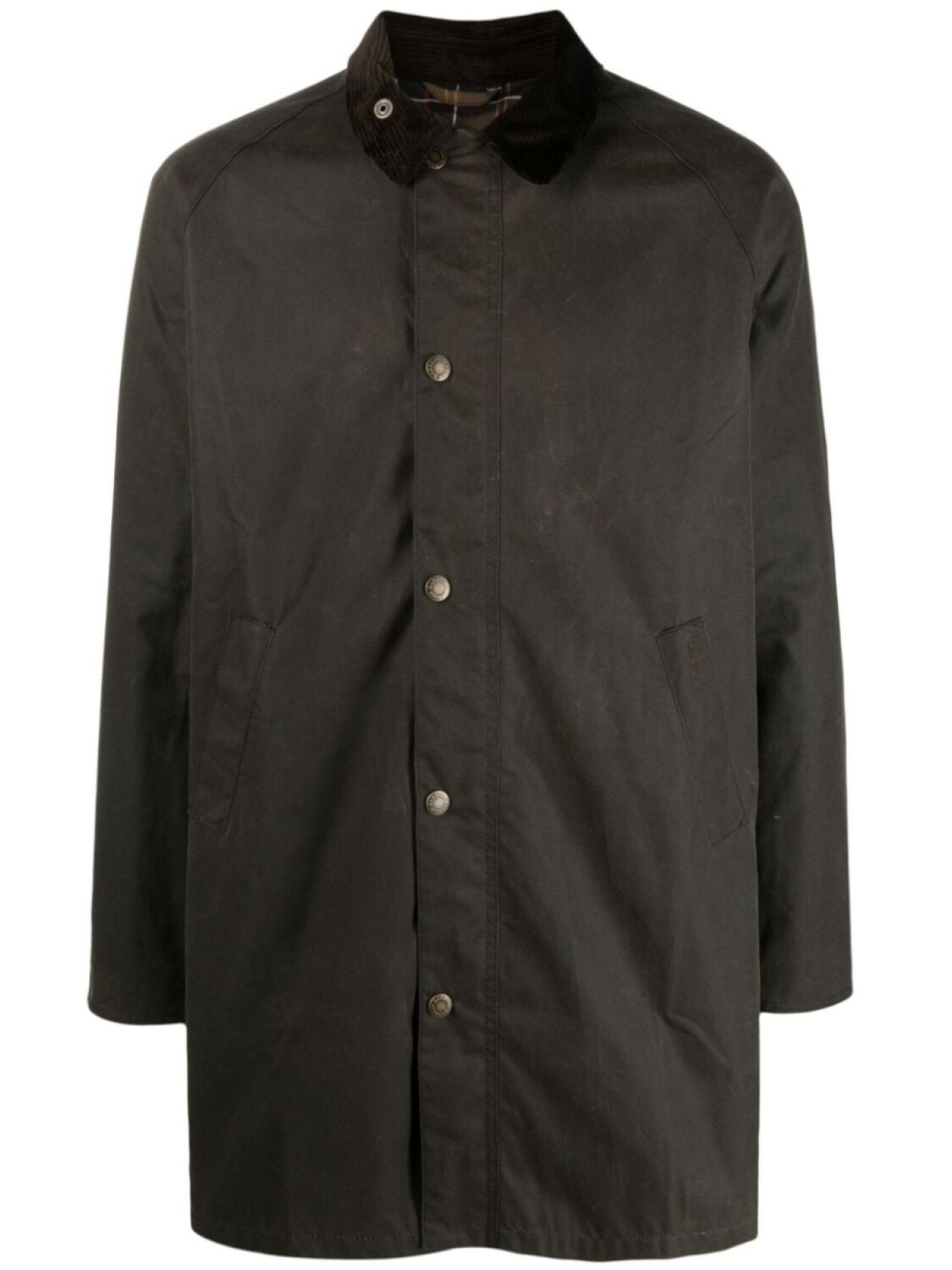 

Barbour вощеная куртка Macklow, зеленый