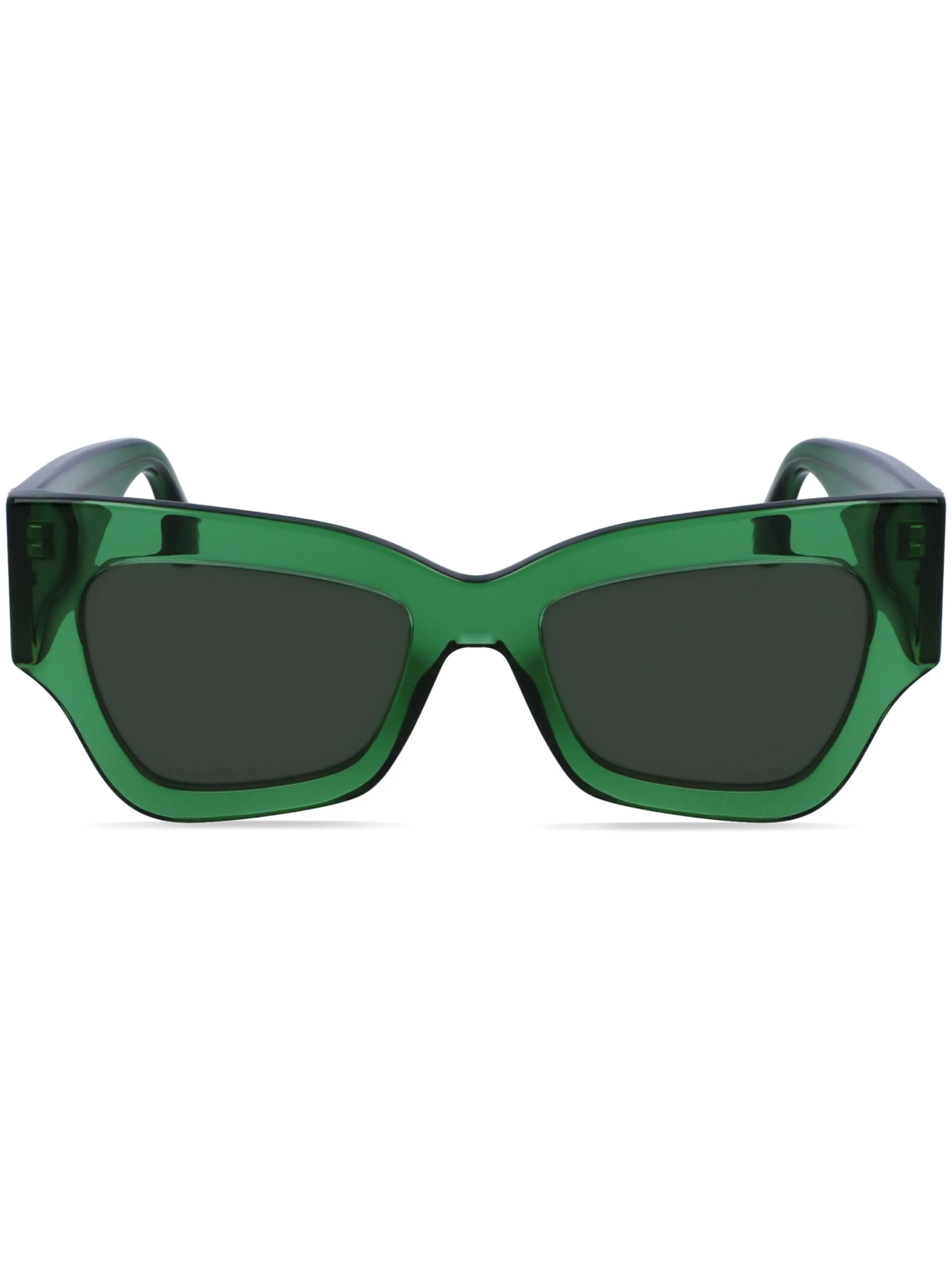 

Солнцезащитные очки с затемненными линзами Victoria Beckham Eyewear, зеленый