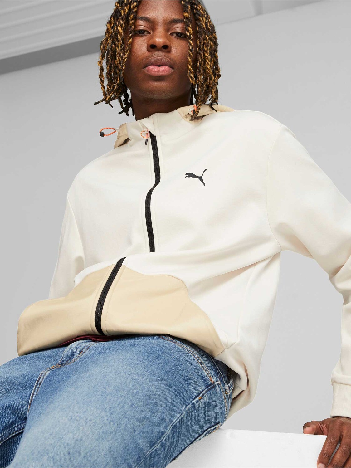

Толстовка Puma OPEN ROAD DK, белый