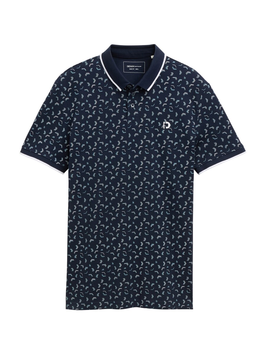 

Рубашка TOM TAILOR DENIM, цвет Night blue/Light blue