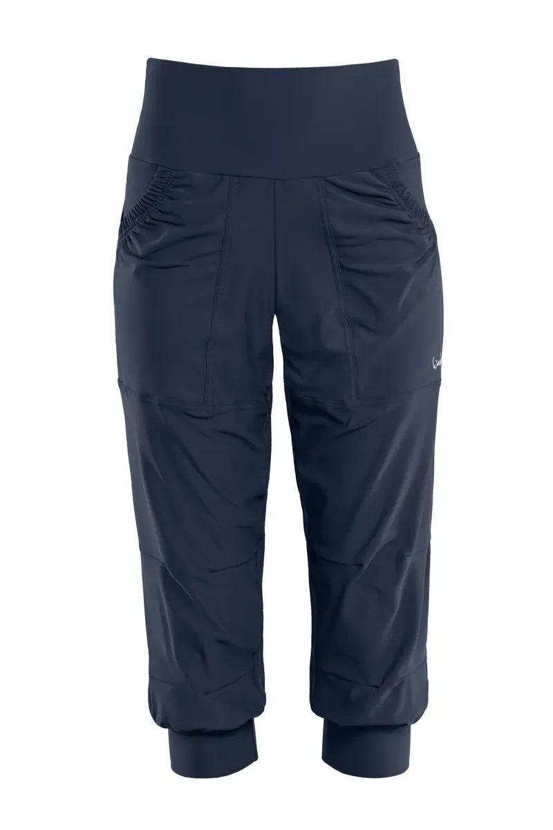 

Спортивные брюки Winshape "Functional Comfort ¾ Leisure Trousers LEI201C", высокая талия, антрацит