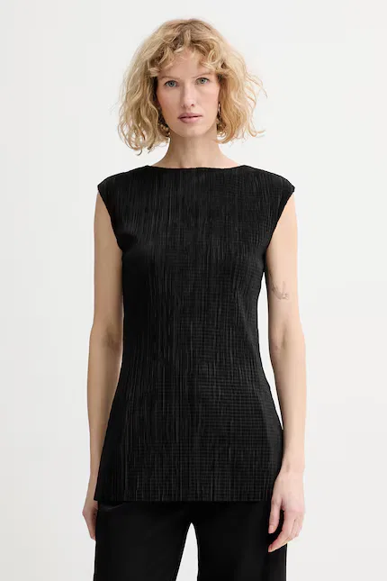 Блузка из полиэстера Calvin Klein, черный