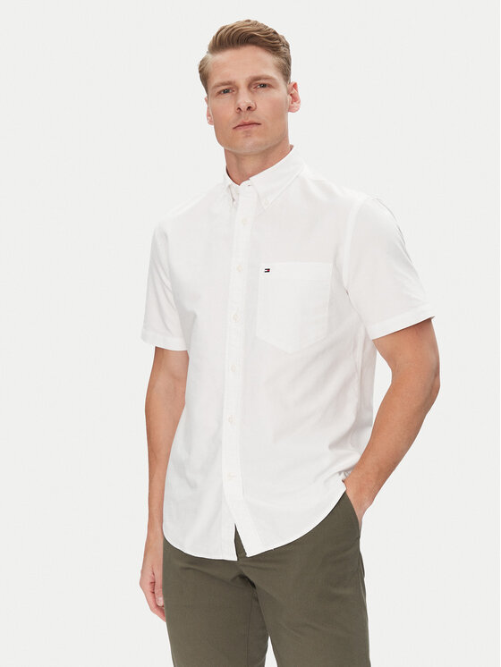 

Рубашка обычного кроя Heritage MW0MW36272 Tommy Hilfiger, белый